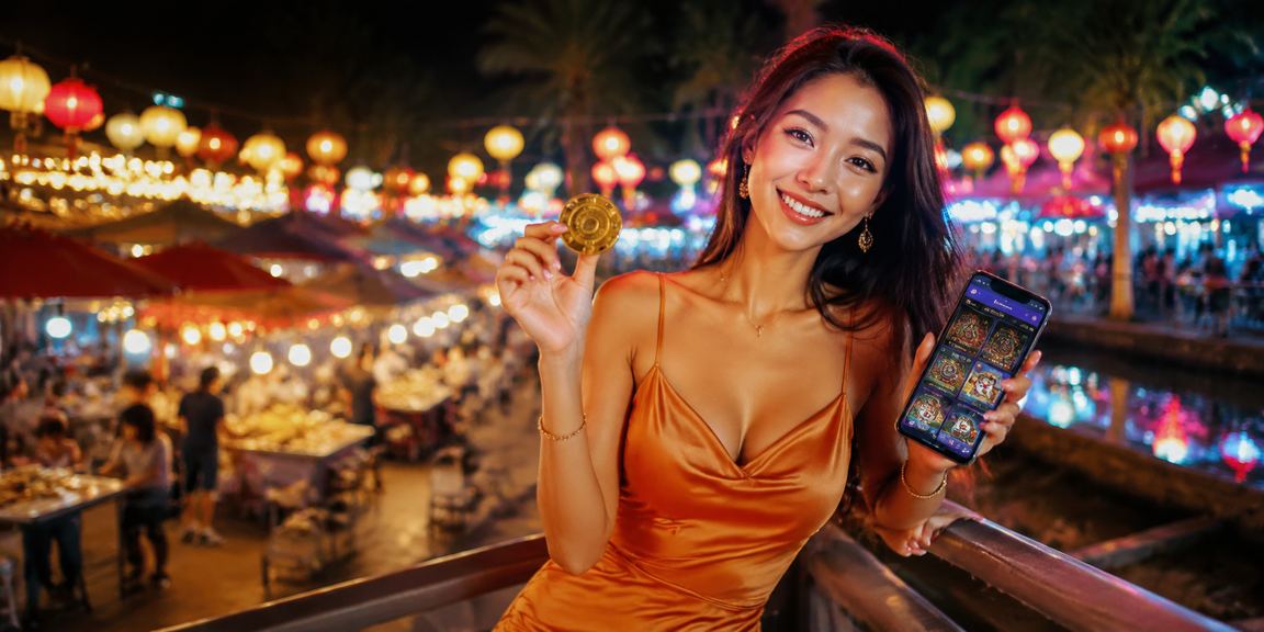 Khung cảnh sòng bạc hiện đại tại Việt Nam với máy slot và ánh đèn lung linh rực rỡ